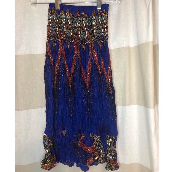 Tropika Jewel-Toned Accordion Skirt - Picture 10 of 15